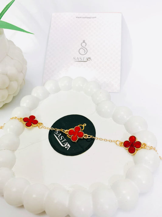 ✨ Exquisite Clover Charm Bracelet ✨