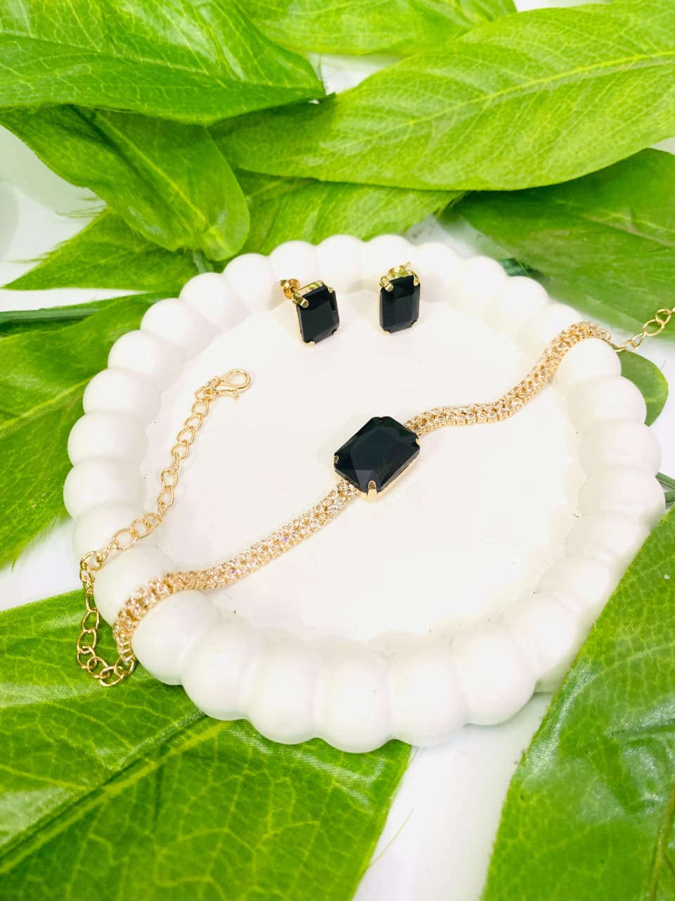 Dazzling Black Onyx & Elegance Set πβ¨