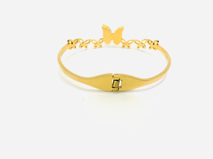 Graceful Flight Butterfly Bracelet - Stainless Steel