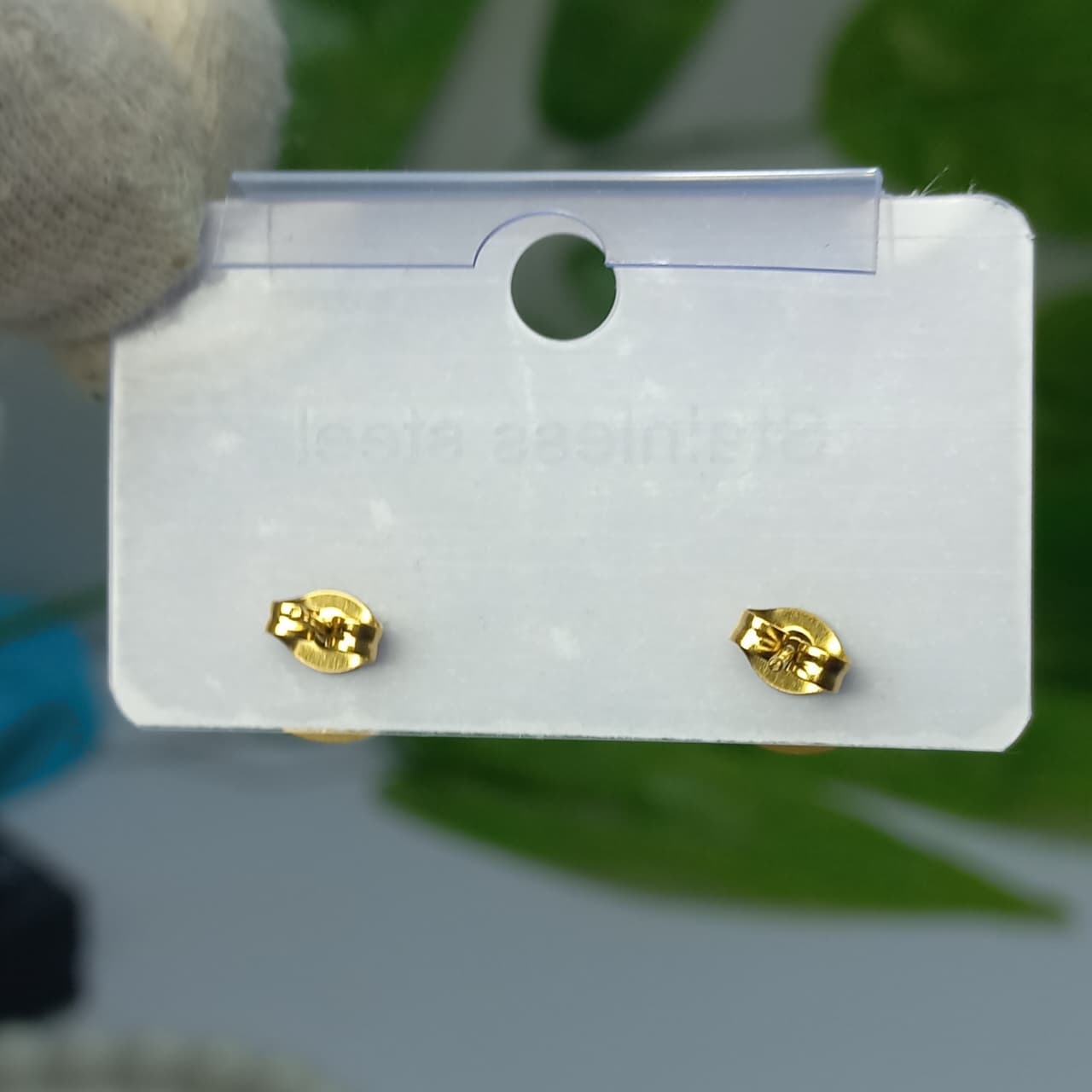 Luxury Black Clover Stud Earrings